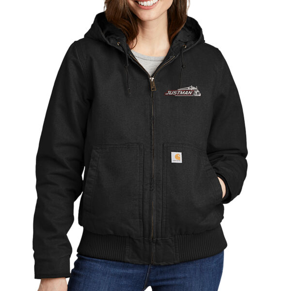 Carhartt® Women’s Washed Duck Active Jac - Embroidered Logo Thumbnail