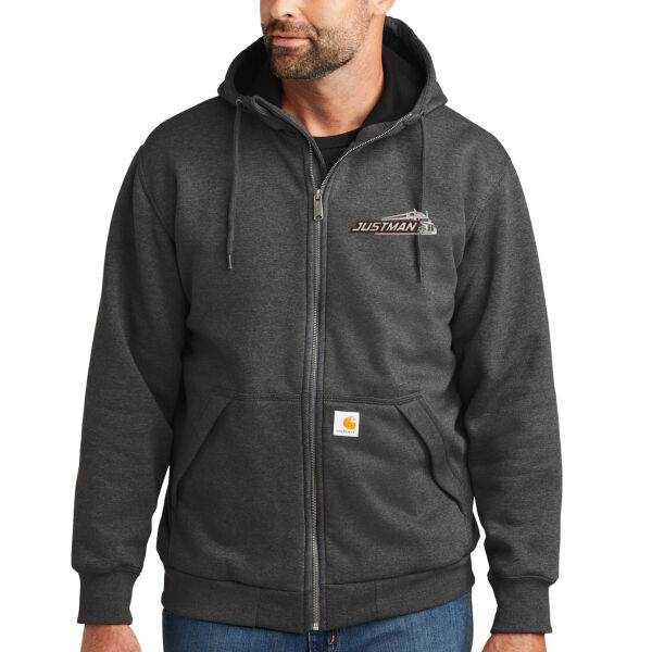 Carhartt® Midweight Thermal-Lined Full-Zip Sweatshirt - Embroidered Logo Thumbnail