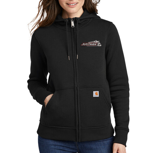 Carhartt® Women’s Clarksburg Full-Zip Hoodie - Embroidered Logo Thumbnail