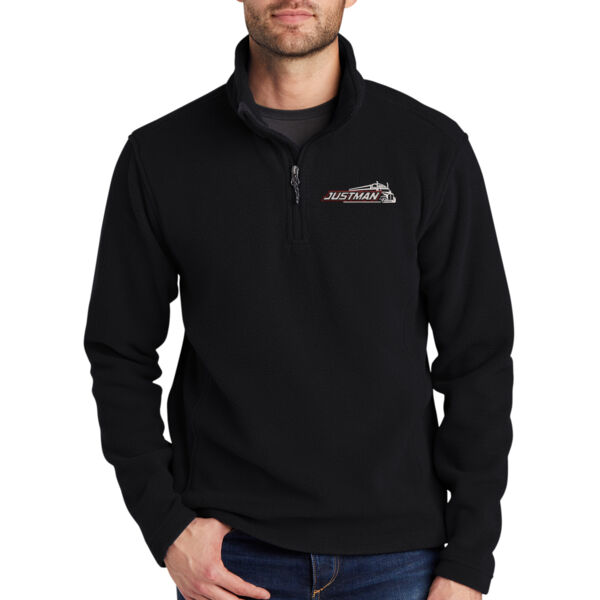 Port Authority® Value Fleece 1/4-Zip Pullover - Embroidered Logo Thumbnail