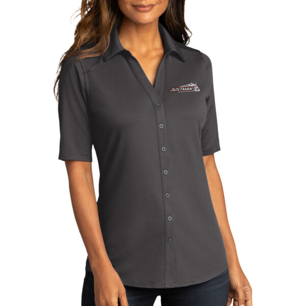 Port Authority® Ladies City Stretch Top - Embroidered Logo Thumbnail