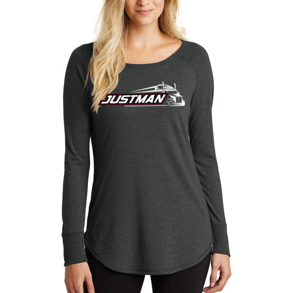District ® Women’s Perfect Tri ® Long Sleeve Tunic Tee - Printed Logo Thumbnail