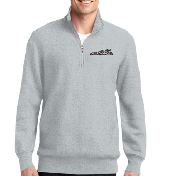 Sport-Tek® Super Heavyweight 1/4-Zip Pullover Sweatshirt - Embroidered Logo Thumbnail