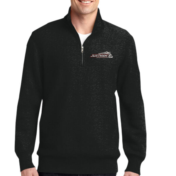 Sport-Tek® Super Heavyweight 1/4-Zip Pullover Sweatshirt - Embroidered Logo Thumbnail
