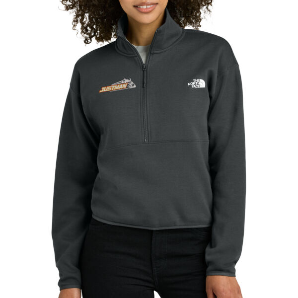 The North Face® Women’s Double-Knit 1/2-Zip Fleece - Embroidered Logo Thumbnail