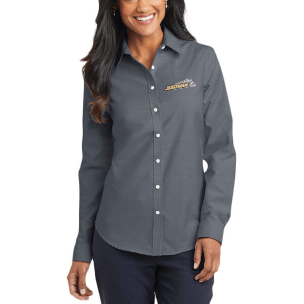 Port Authority - Women's SuperPro Oxford Shirt - Embroidered Logo Thumbnail