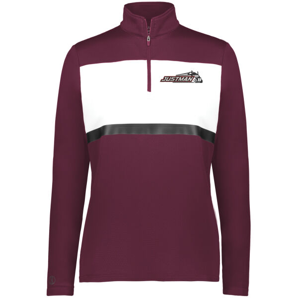 Holloway - Ladies Prism Bold 1/4 Zip Pullover - Embroidered Logo Thumbnail