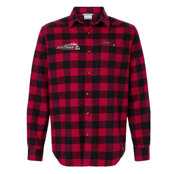 Columbia - Men's Cornell Woods Flannel Shirt - Embroidered Logo Thumbnail