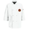 Eight Pearl Button Chef Coat with Thermometer Pocket Thumbnail