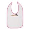 Infant Contrast Trim Premium Jersey Bib Thumbnail