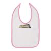 Infant Contrast Trim Premium Jersey Bib Thumbnail