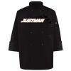 Ten Pearl Button Black Chef Coat Thumbnail