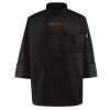 Black Knot Button Chef Coat Thumbnail